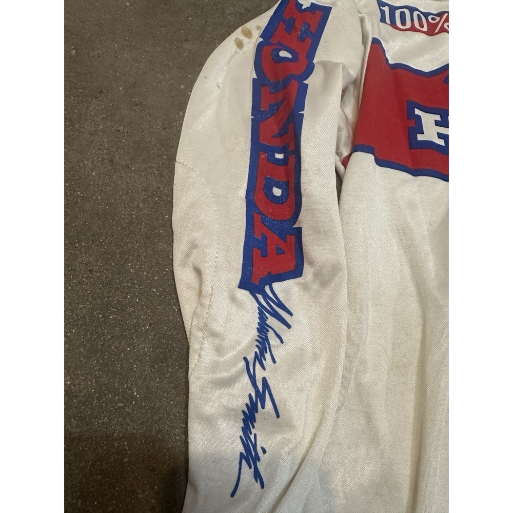 VTG 80s Honda Malcolm‎ Smith MSR Motocross Racing Team Jersey Shirt L USA - Picture 7 of 9